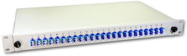 Miniatyrbillede 1 af 6: Lightwin SPBOX 48E09 OS2 DLC kabinet til fiberoptisk splejsning