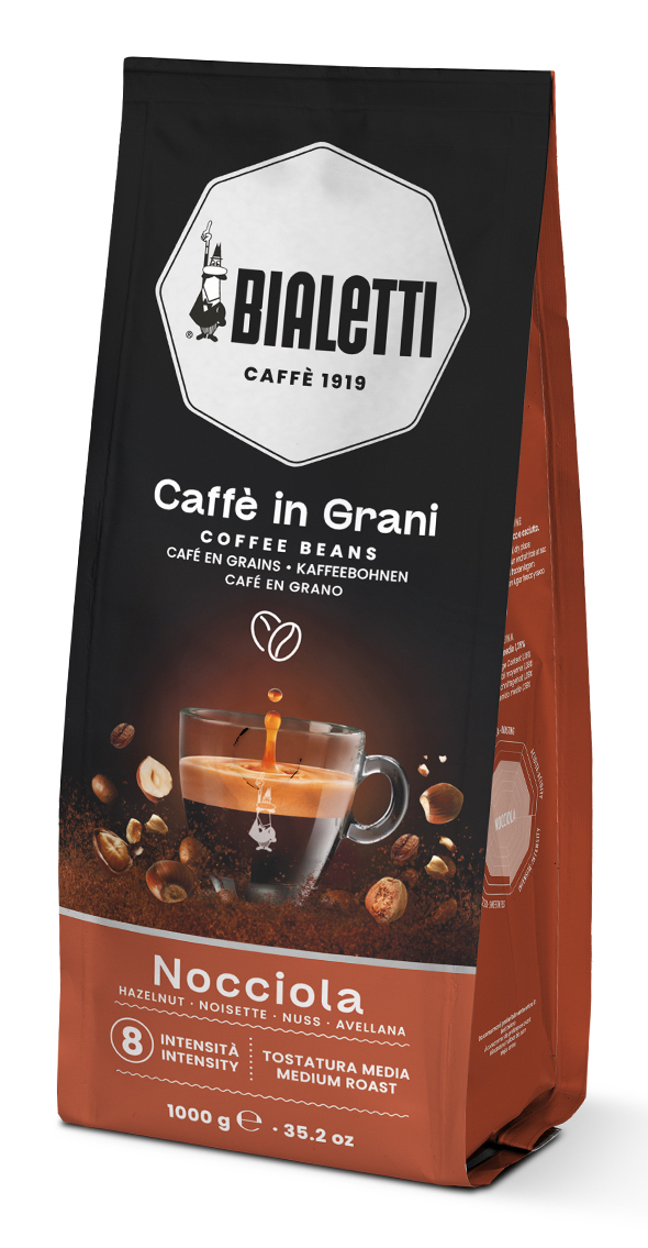 Bialetti Esperto Grani hasselnötskaffebönor 1 kg