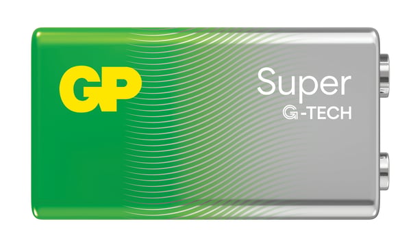 Miniatyrbillede 2 af 2: GP Batteries Super Alkaline GP1604A Engangsbatteri 9V