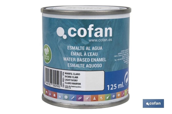 Miniatyrbild 1 av 5: Cofan 15001363 akvarellfärger Vit 125 ml