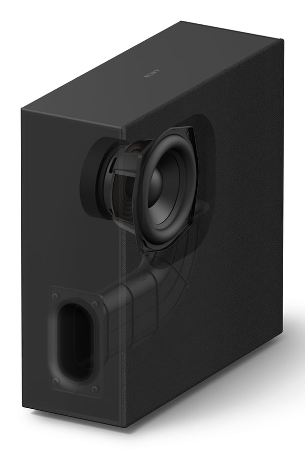 Miniatyrbild 2 av 2: Sony SA-SW7 Svart Aktiv subwoofer 100 W