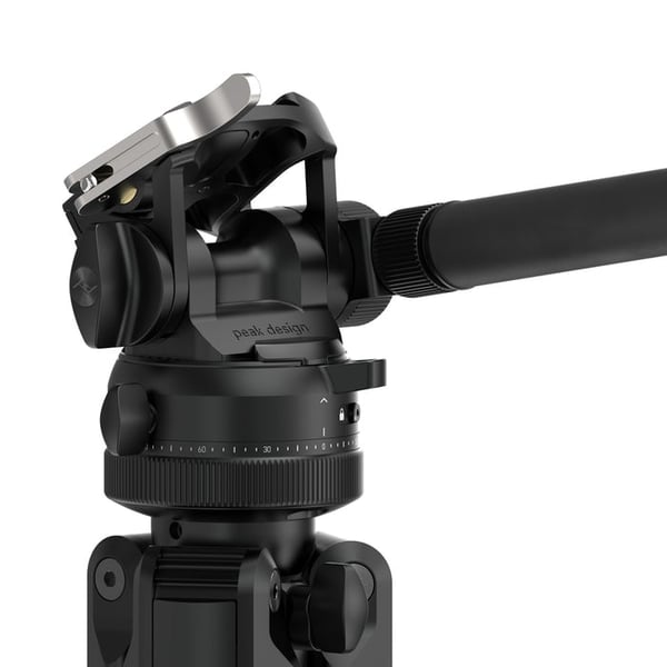 Miniatyrbillede 3 af 10: Peak Design Tilt Mod stativhoved Sort Aluminium, Rustfrit stål, Termoplastisk polyurethan (TPU) Væske