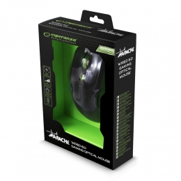 Esperanza EGM403G mus Spil Højre hånd USB Type-A Optisk 2400 dpi
