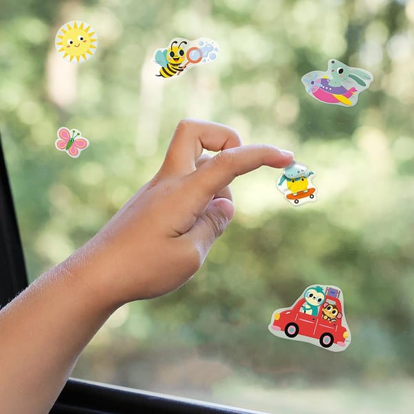 SES Creative Window stickers koristetarra Monivärinen Irroitettava 38 kpl