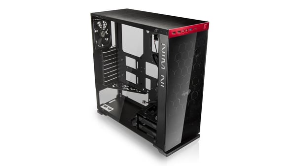 In Win 805C Midi Tower Musta, Punainen In Win 805C Midi Tower Musta, Punainen