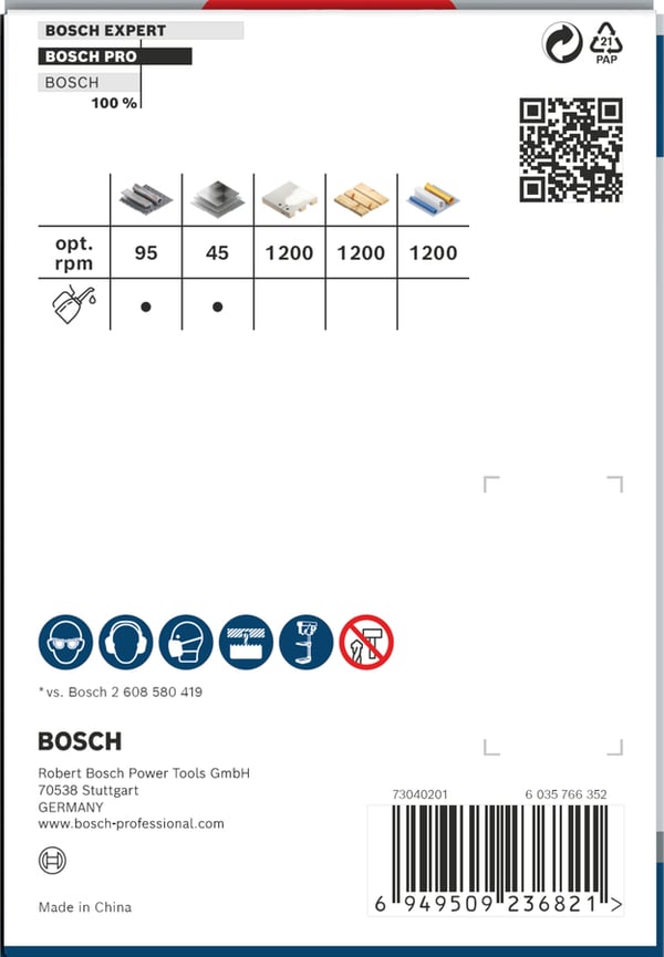 Miniatyrbild 9 av 10: Bosch PRO Multi Material hålborr Borr 1 styck