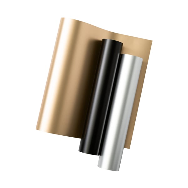 Cricut Joy Xtra Smart Vinyl Lösa Svart, Guld, Vit Matt