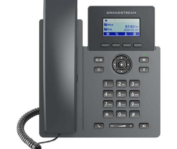 Miniatyrbild 5 av 6: Grandstream Networks GRP2601P IP-telefoner Svart 2 linjer LCD
