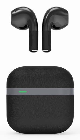 Gembird TWS-02-BK hovedtelefoner/headset Trådløs I ørerne Opkald/musik Bluetooth Sort, Grå