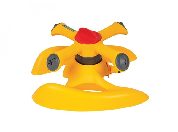 Hozelock 2520 vandsprinkler Roterende vandsprinkler Polyvinylchlorid (PVC) Grå, Gul