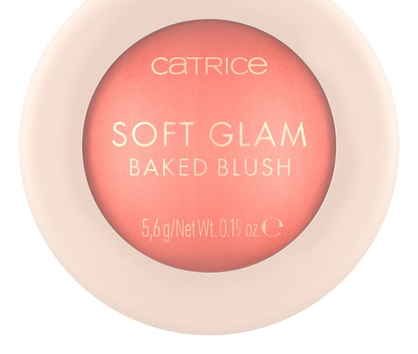 CATRICE Soft Glam Baked Blush poskipuna 5,6 g 030 030 - Cheeky Coral Jauhe ( aine )