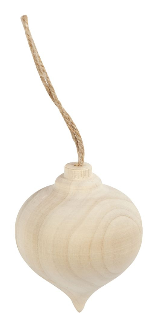 Miniatyrbillede 3 af 4: Creativ Company 565119 julepynt Koglejulepynt Træ, Tekstil Naturlig 1 stk