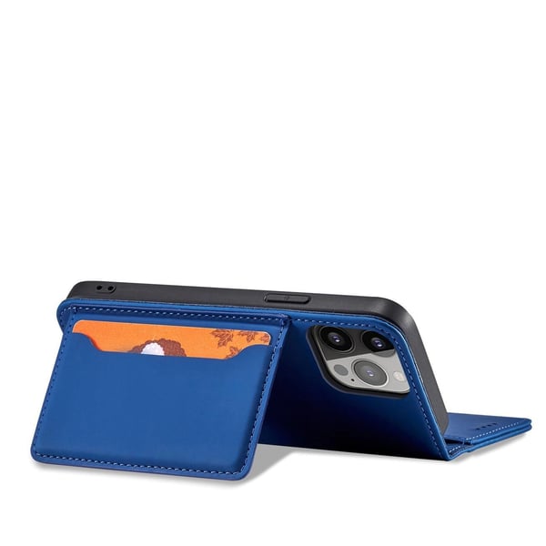 Hurtel Magnet Card Case mobiltelefon etui 17 cm (6.7") Folie Blå