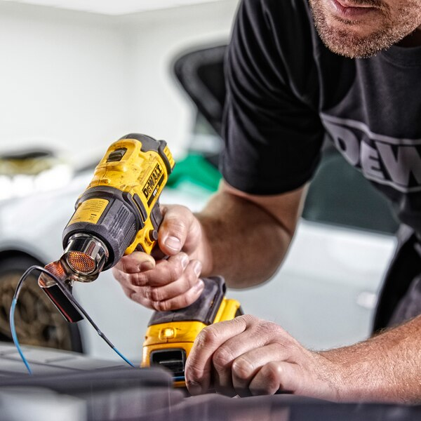 Miniatyrbillede 9 af 11: DeWALT DCE530N-XJ varmepistol Varmluftspistol 190 l/min 530 °C Gul