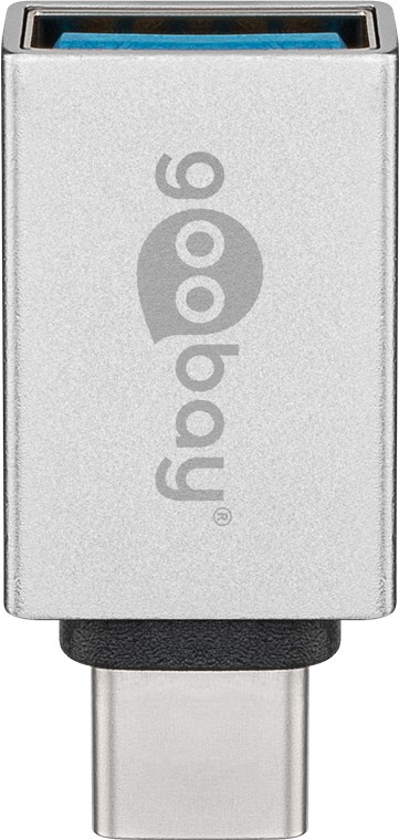 Goobay 56620 kabel kønsskifter USB C USB A Sølv