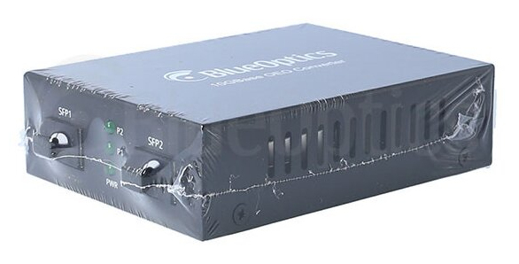 Miniatyrbillede 4 af 6: BlueOptics 10G Ethernet Media Converter 2x SFP+ netværksomformer til medie 10000 Mbit/s 1550 nm Sort