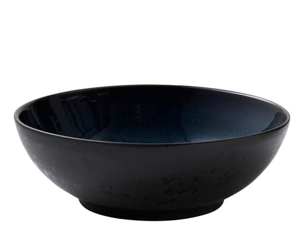 BITZ 821381 soppskål Salladsskål Rund Stengods Svart, Blå 1 styck