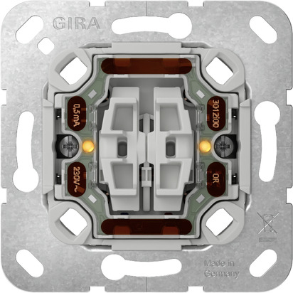 GIRA 311500 elektrisk afbryder Kipafbryder Krom, Grå