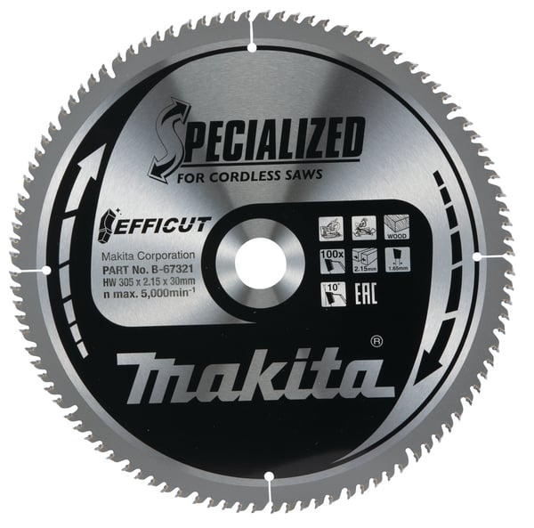 Makita B-67321 pyörösahanterä 30,5 cm Makita B-67321 pyörösahanterä 30,5 cm