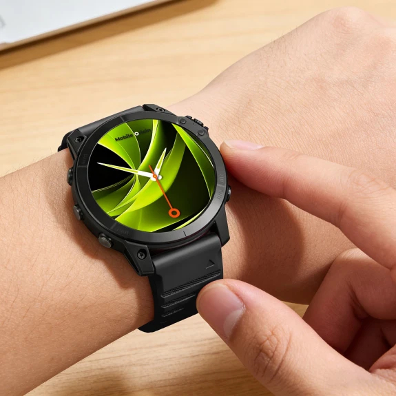 Miniatyrbillede 2 af 13: Mobile Origin MO-ESS-26-BLK Smart bærbart (wearable) tilbehør Rem Sort Silikone