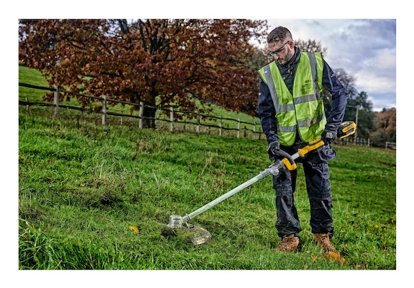 DeWALT DCMST561N-XJ röjsåg och grästrimmer 35 cm Batteri Svart, Gul