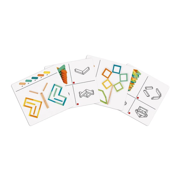 Miniatyrbillede 14 af 20: JANOD 60-piece construction set (wood)