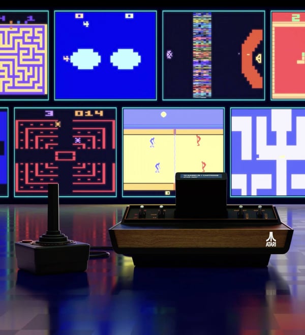 Atari 2600+ Svart, Orange