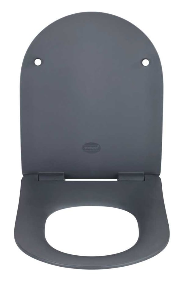 WENKO 23828100 toalettsits Mjuk toalettsits Duroplast Grå