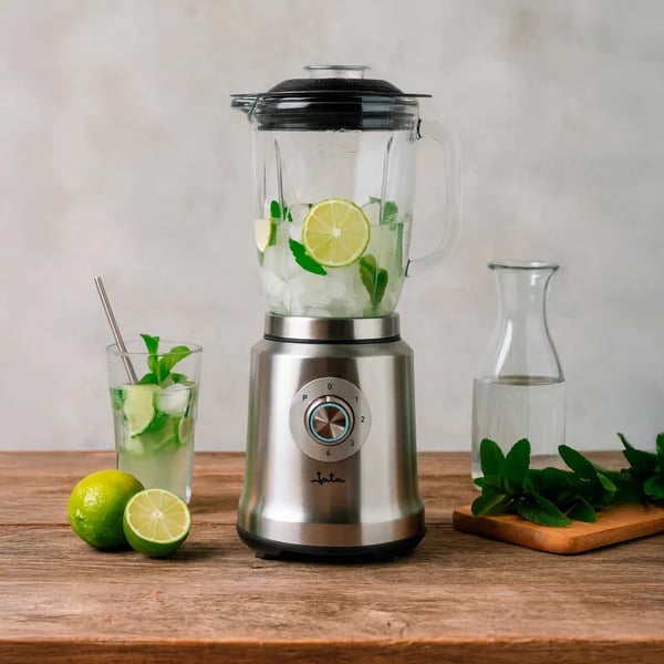 Miniatyrbillede 2 af 7: JATA JEBT1241 blender 1,75 L Bordplade blender 1200 W Metallic, Transparent