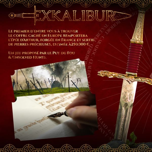 Pikkukuva 6 / 11: Blackrock Games EXKALIBUR - CHASSE AU TRESOR Lautapeli