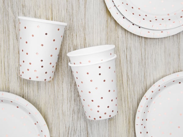 Pikkukuva 4 / 7: PartyDeco KPP53-008-EU1 kertakäyttöiset kupit 6 kpl 260 ml Paperi
