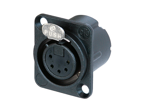 Neutrik NC5FD-LX-B kabelsamler XLR Sort