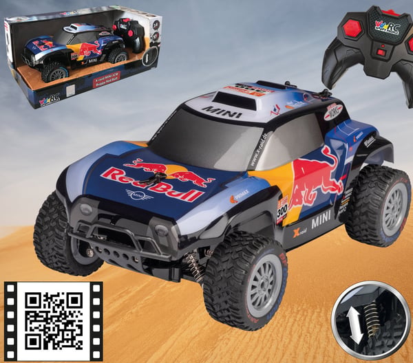 Happy People RC X-Raid MINI JCW Buggy RedBull Radio-kontrolleret (RC) model Elektrisk motor 1:16