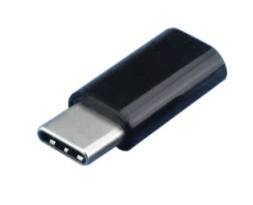 EFB Elektronik EBUSBCM-MIKROBF kabel kønsskifter USB-C USB Micro-B Sort