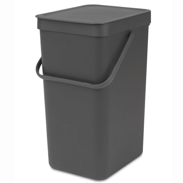 Miniatyrbild 6 av 7: Brabantia 109966 papperkorgar 16 l Rektangulär Grå