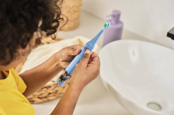 happybrush Eco Vibe Kids Barn Vibrerende tandbørste Blå