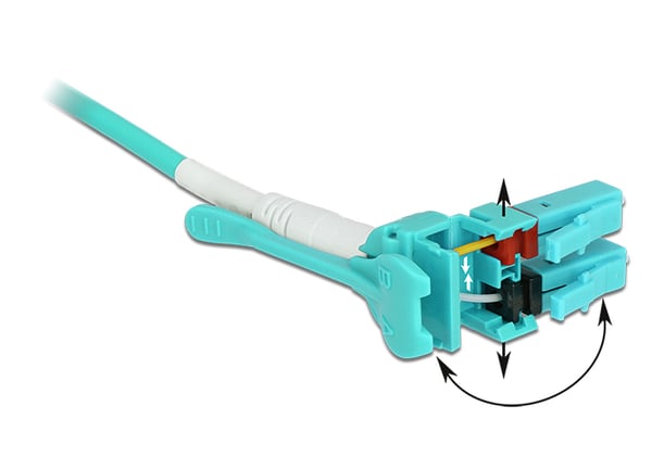 Miniatyrbillede 1 af 2: DeLOCK 85130 InfiniBand og fiberoptisk kabel 5 m LC Blå
