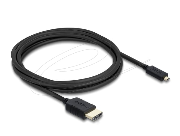 DeLOCK 81692 HDMI-kaapeli 3 m HDMI-tyyppi A (vakio) HDMI-tyyppi D (mikro) Musta