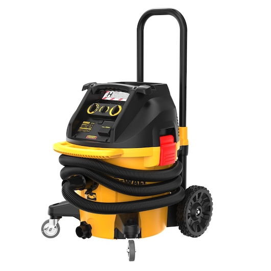DeWALT DWV905H-QS støv-udsuger Gul 38 L 1400 W DeWALT DWV905H-QS støv-udsuger Gul 38 L 1400 W