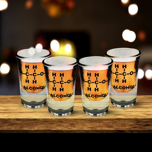 Mad Monkey 2000029 shot glas 4 stk