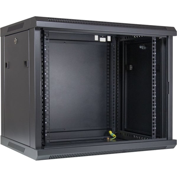 Inter-Tech SMA-6409 9U Väggmonterad rack Svart