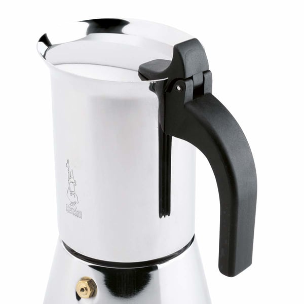 Miniatyrbillede 3 af 6: Bialetti Venus Moka gryde 0,3 L Sort, Rustfrit stål