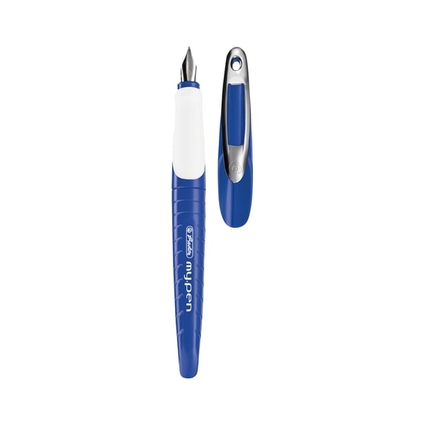 Miniatyrbillede 1 af 2: Herlitz my.pen fyldepen Påfyldningssystem til patron Blå, Hvid 1 stk