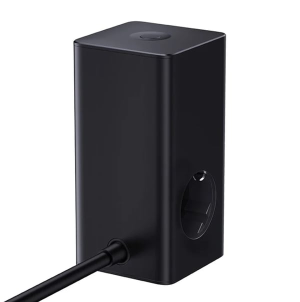 Baseus PowerCombo Tower Universal Svart AC Snabb laddning inomhus