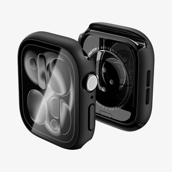 Miniatyrbillede 8 af 10: Spigen Thin Fit 360 Boks Sort Polykarbonat (PC)