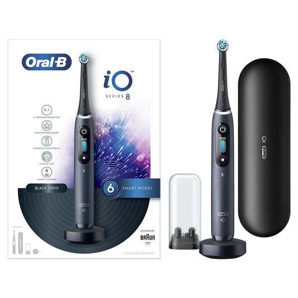 Miniatyrbillede 1 af 8: Oral-B iO 4210201363095 elektrisk tandbørste Voksen Roterende tandbørste Sort