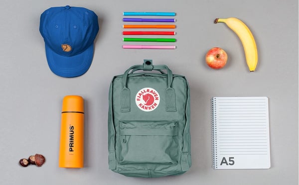 Fjällräven Kånken Mini ryggsäckar Gul Polypropylen (PP)