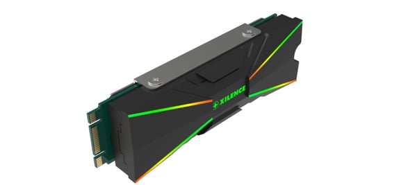 Xilence M2SSD.B.ARGB Hukommelsesmodul Køler Sort 1 stk