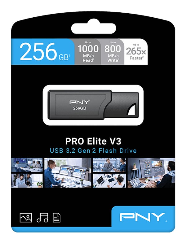 PNY PRO Elite V3 - USB-minne - 256 GB