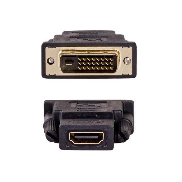 Miniatyrbild 2 av 4: Akyga Adapter AK-AD-41 DVI-D Dual link M - HDMI F black color - Adapter - Digital/Display/Video DVI 24+1 Svart